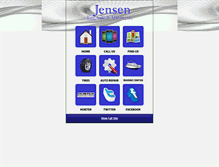 Tablet Screenshot of jensenautomotive.com